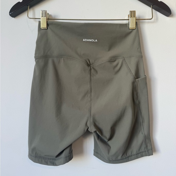 Adanola Green Biker Short with Pocket - Size S - Picture 2 of 8